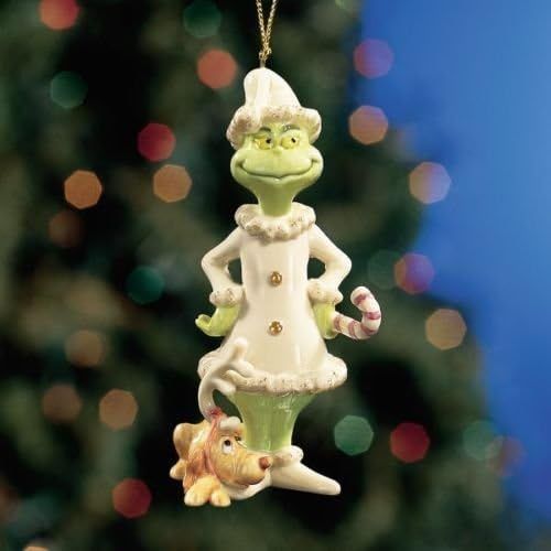 레녹스 Lenox China Dr. Seusss Grinch Ornament A Very Grinchy Christmas