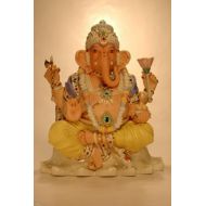 Lenox Hindu God Lord Ganesha Ganesh Figurine Lucky Elephant Ganapati Vigneshvara