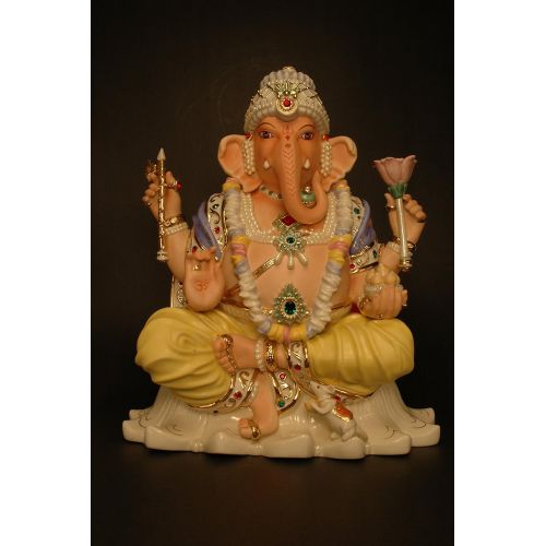 레녹스 Lenox Hindu God Lord Ganesha Ganesh Figurine Lucky Elephant Ganapati Vigneshvara