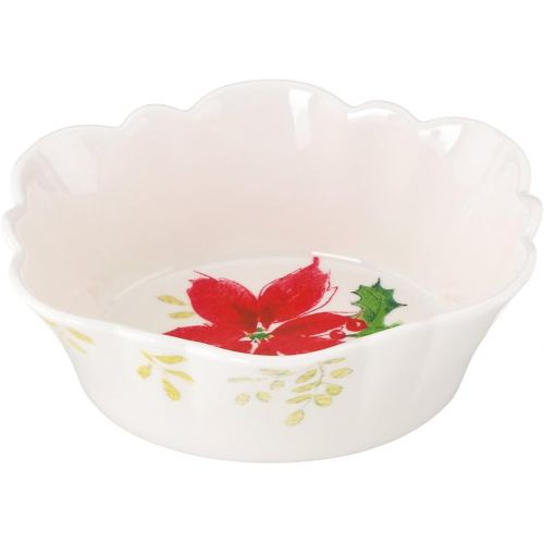 레녹스 Lenox Exclusive Winter Meadow Fluted Candy Bowl / Dish