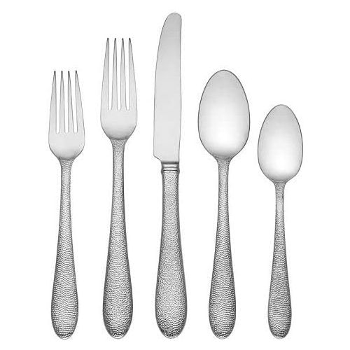 레녹스 Lenox Haveson 65-Piece Flatware Set, 10.15 LB, Metallic