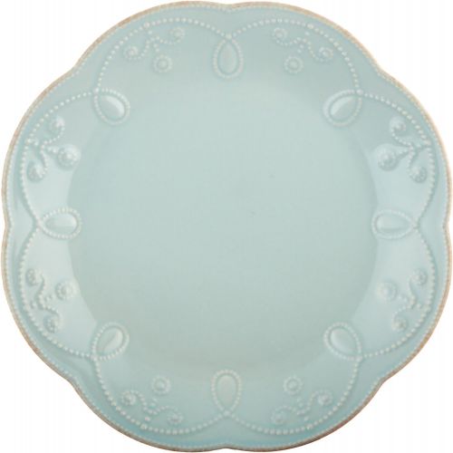 레녹스 Lenox French Perle Tidbit Plate, Ice Blue