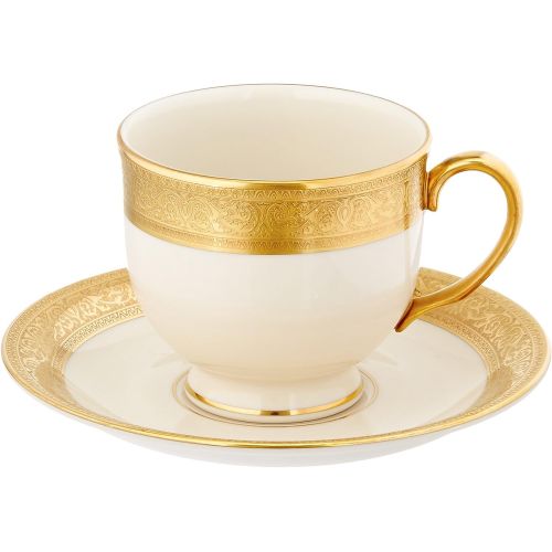 레녹스 Lenox Westchester Gold-Banded 5-Piece Place Setting, Service for 1 , Ivory,gold -