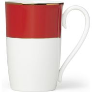 Lenox Red Pleated Colors Mug, 0.70 LB