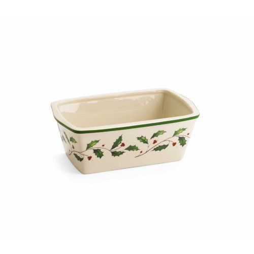 레녹스 Lenox Holiday Carved Mini Loaf Pan