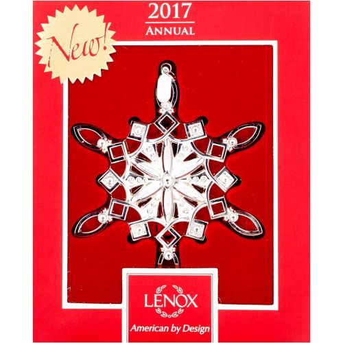 레녹스 Lenox Annual Silver Ornaments 2017 Snow Majesty-13th Edition