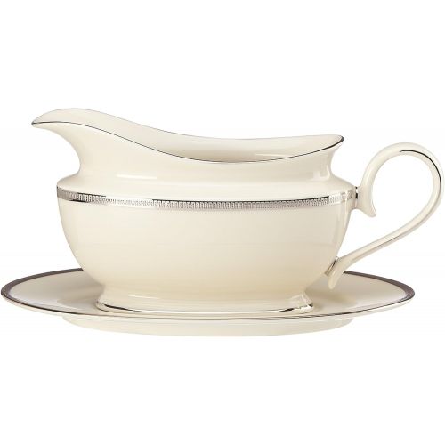 레녹스 Lenox Tuxedo Platinum Teapot, Ivory