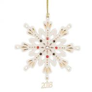 Lenox 2018 Annual Gemmed Snowflake Ornament