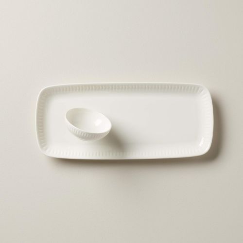 레녹스 Lenox Profile Tray & Bowl Set, 3.30, White