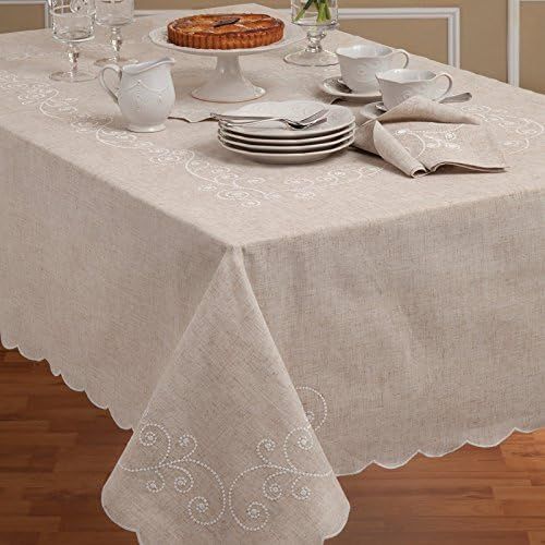 레녹스 Lenox French Perle Tablecloth 70 Round