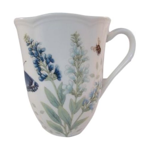 레녹스 Lenox Butterfly Meadow Red Admiral 12oz. Mug (Set of Four)