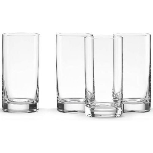 레녹스 Lenox Monogrammed Tuscany Classics Cylinder Highballs Glasses Set of 4