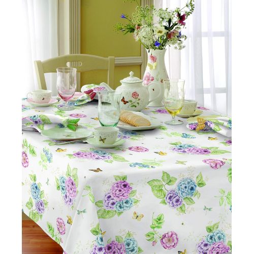 레녹스 Lenox Butterfly Meadow Hydrangea 60x102 Tablecloth