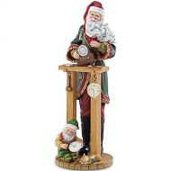 Lenox Countdown to Christmas Clock Shop Santa Figurine
