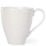 Lenox White Chelse Muse Scallop Mug, 0.50 LB