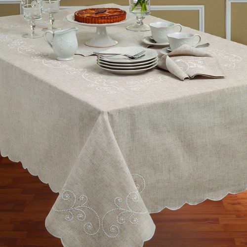 레녹스 Lenox French Perle Tablecloth 60x120