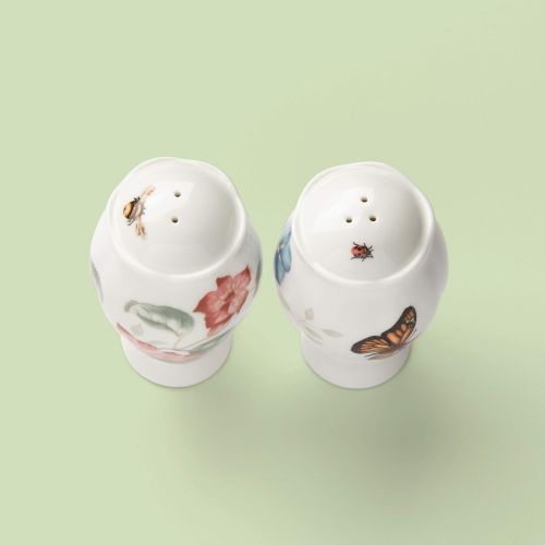 레녹스 Lenox Butterfly Meadow Salt & Pepper Shakers, 0.65 LB, Multi