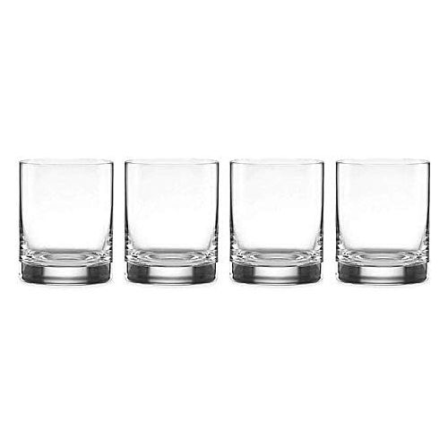 레녹스 Lenox Tuscany Classics DOF Holiday Crystal Whiskey Glasses with Christmas Ornament Engraving / Custom Engraved Holiday Drinking Glasses