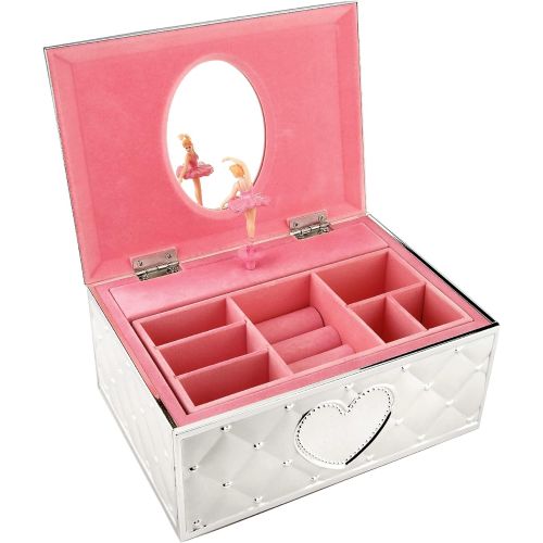 레녹스 Lenox Childhood Memories Musical Ballerina Jewelry Box, 2.35 LB, Metallic