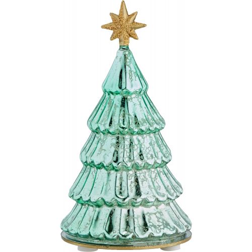 레녹스 Lenox 883172 Radiant Light Lit Mercury Glass Pine Tree