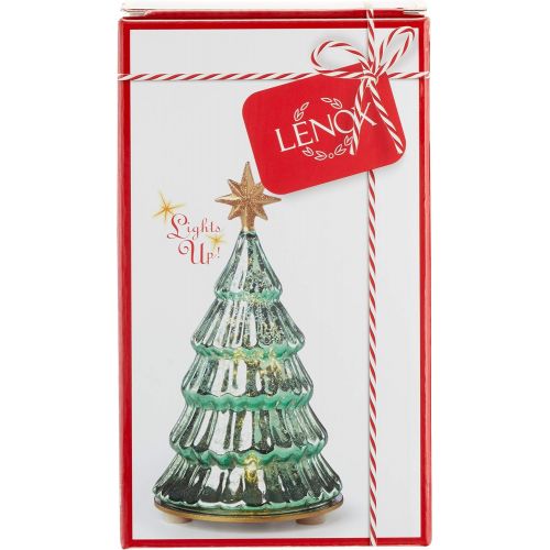 레녹스 Lenox 883172 Radiant Light Lit Mercury Glass Pine Tree