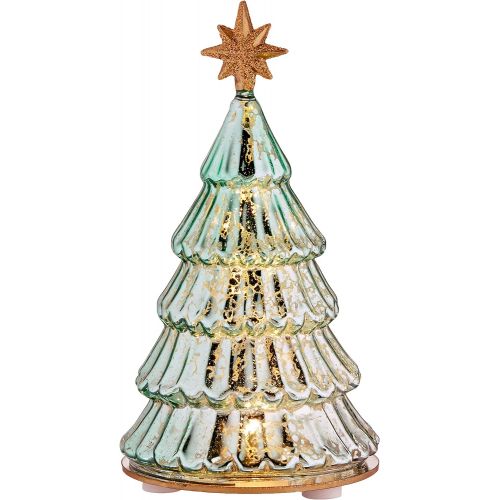 레녹스 Lenox 883172 Radiant Light Lit Mercury Glass Pine Tree