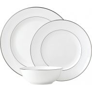 Lenox Continental Dining Platinum 3pc Place Set, 3.70 LB, White