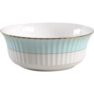 Lenox Pleated Colors Aqua Large Serving Bowl, 2.60 LB, Blue