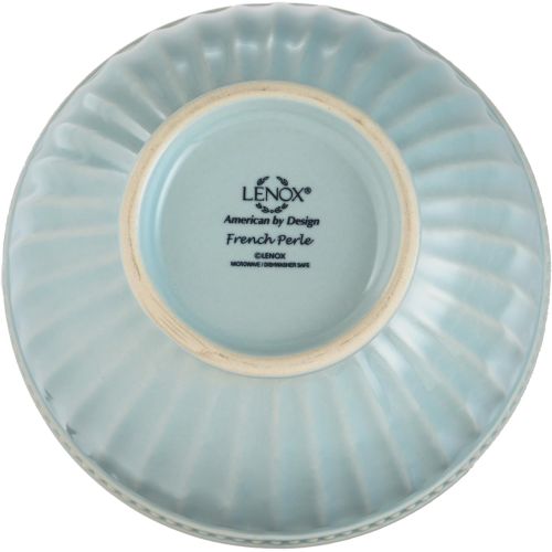 레녹스 Lenox Ice Blue French Perle Groove Bowl, 1.10 LB