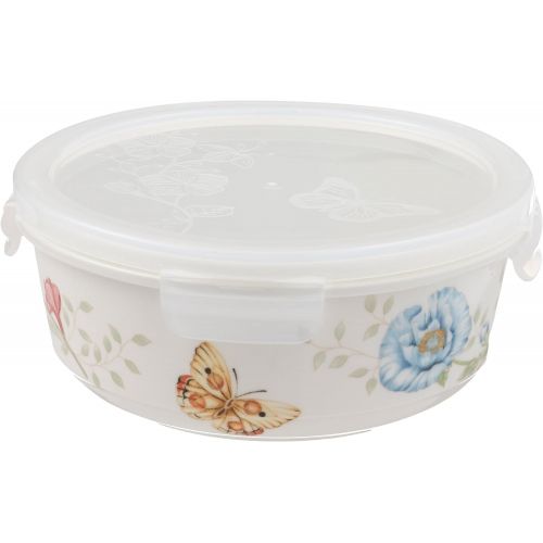 레녹스 Lenox Butterfly Meadow Serve and Store 6.25 Bowl , White -