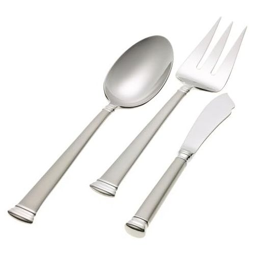 레녹스 Lenox Eternal Frosted 3-Piece Stainless Steel Serving Set