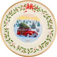 Lenox Annual Holiday Plate 2017, 27th Edition - Vintage Wagon