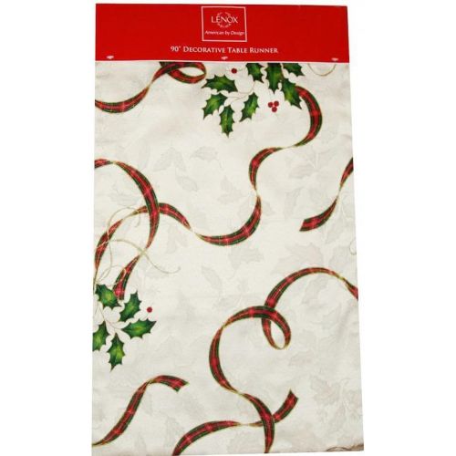 레녹스 Lenox Linens Holiday Nouveau #7115 Table Runner 14 X 70