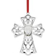 Lenox Silver Ornaments Gemmed Cross