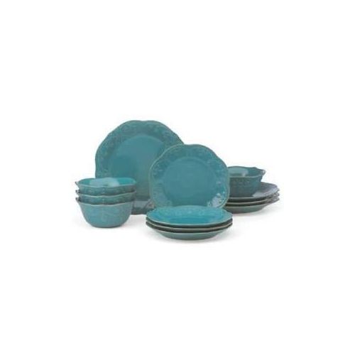 레녹스 Lenox French Perle Peacock 12-piece Dinnerware Set