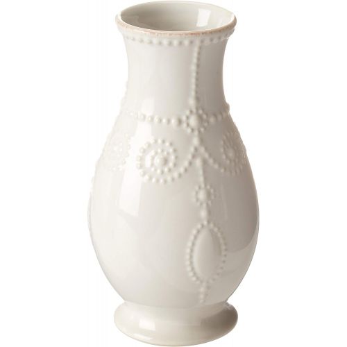 레녹스 Lenox White French Perle 8 Fluted Vase, 2.05 LB