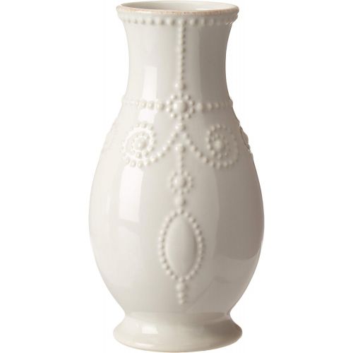 레녹스 Lenox White French Perle 8 Fluted Vase, 2.05 LB