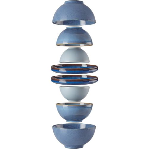 레녹스 Lenox Luna Nesting Dinnerware Set, 11.40 LB, Multi