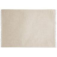 Lenox French Perle Solid Set of 4 Placemats, Natural Linen