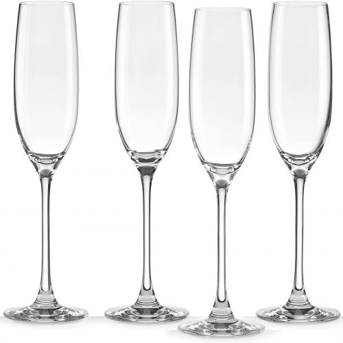 레녹스 Lenox Tuscany Classics 4pc Toasting Flute Set, 2.3 LB, Clear