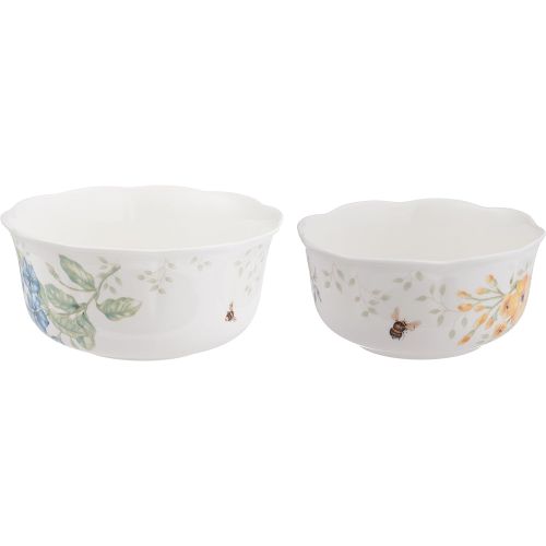 레녹스 Lenox Butterfly Meadow Nesting Bowls, Set of 2 -