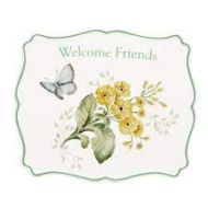 Lenox Butterfly Meadow Welcome Friends Trivet, 0.80 LB, Multi