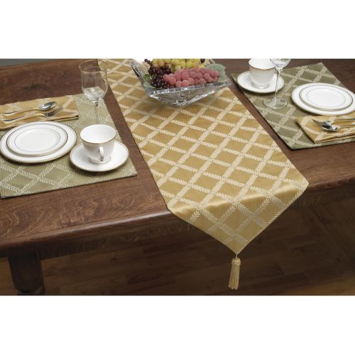 레녹스 Lenox Laurel Leaf Set of 4 Placemats, White