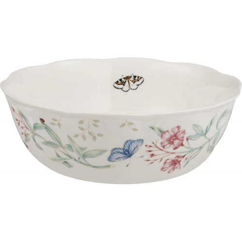 레녹스 Lenox Butterfly Meadow Serving Bowl , white body -