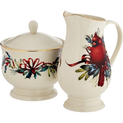 레녹스 Lenox Winter Greetings Sugar & Creamer Set