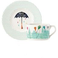 Lenox Mary Poppins Returns Teacup and Saucer, 1.0 LB, Multi