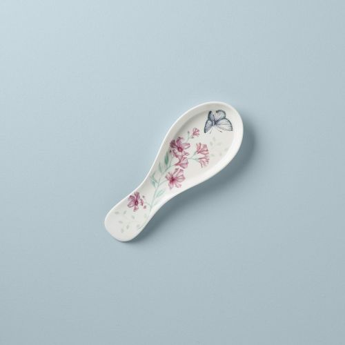 레녹스 Lenox Butterfly Meadow Spoon Rest, 0.47 LB, Multi