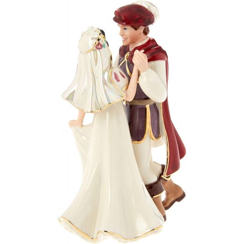 레녹스 Lenox Snow White and Prince Figurine, 0.45 LB, Ivory