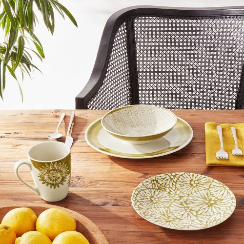 레녹스 Lenox Market Place 4-Piece Dinnerware Place Setting, Moss