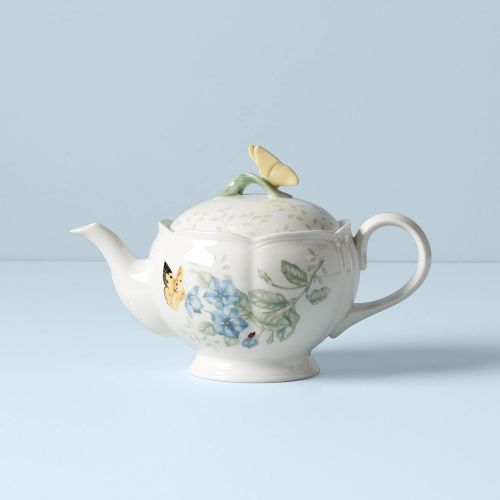 레녹스 Lenox Butterfly Meadow Teapot, 2.8 LB, Multi